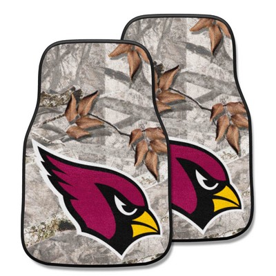 Fan Mats  LLC Arizona Cardinals Camo Front Carpet Car Mat Set - 2 Pieces Camo