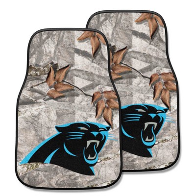 Fan Mats  LLC Carolina Panthers Camo Front Carpet Car Mat Set - 2 Pieces Camo