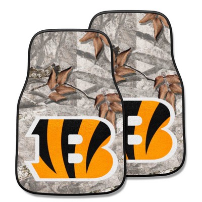 Fan Mats  LLC Cincinnati Bengals Camo Front Carpet Car Mat Set - 2 Pieces Camo