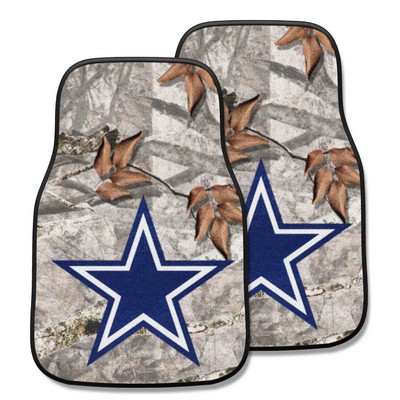 Fan Mats  LLC Dallas Cowboys 2-pc Carpet Car Mat Set Camo
