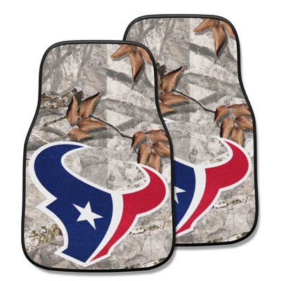 Fan Mats  LLC Houston Texans 2-pc Carpet Car Mat Set Camo