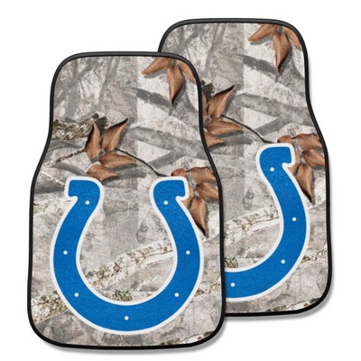 Fan Mats  LLC Indianapolis Colts 2-pc Carpet Car Mat Set Camo