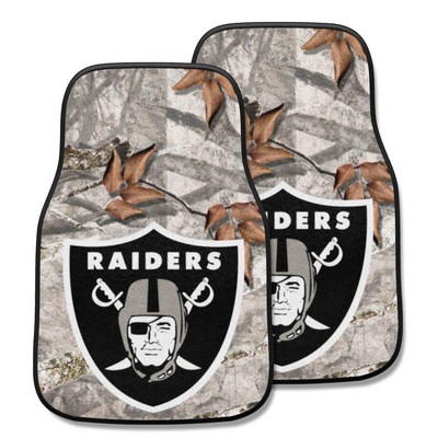 Fan Mats  LLC Las Vegas Raiders Camo Front Carpet Car Mat Set - 2 Pieces Camo