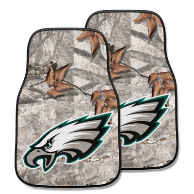 Fan Mats  LLC Philadelphia Eagles Camo Front Carpet Car Mat Set - 2 Pieces Camo