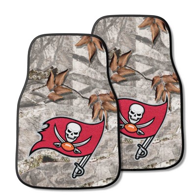 Fan Mats  LLC Tampa Bay Buccaneers Front Carpet Car Mat Set - 2 Pieces Camo