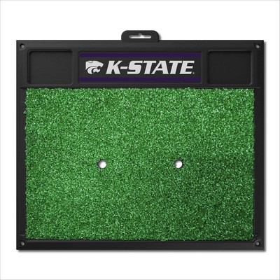 Fan Mats  LLC Kansas State Wildcats Golf Hitting Mat Black