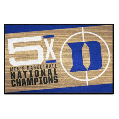 Fan Mats  LLC Duke Blue Devils Starter Mat Dynasty Tan