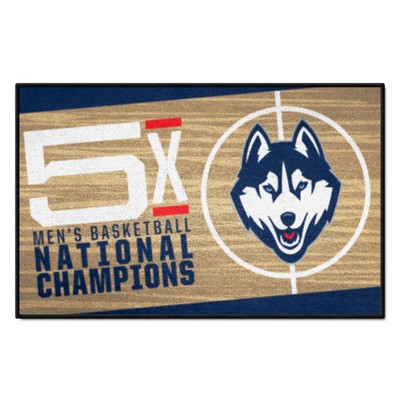 Fan Mats  LLC UConn Huskies Starter Mat Blue