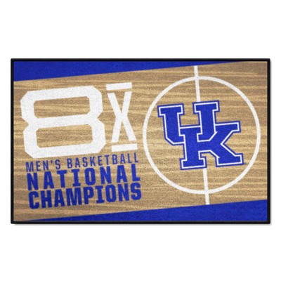 Fan Mats  LLC Kentucky Wildcats Starter Mat Dynasty Tan