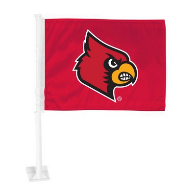 Fan Mats  LLC Louisville Cardinals Car Flag Large 1pc 11