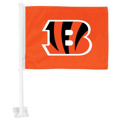 Fan Mats  LLC Cincinnati Bengals Car Flag Orange
