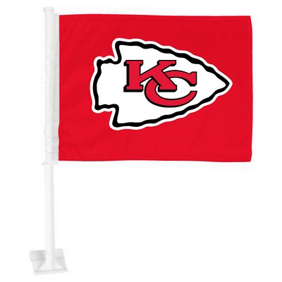 Fan Mats  LLC Kansas City Chiefs Car Flag Red