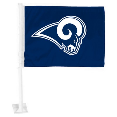 Fan Mats  LLC Los Angeles Rams Car Flag Blue