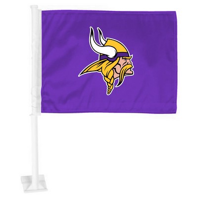 Fan Mats  LLC Minnesota Vikings Car Flag Large 1pc 11