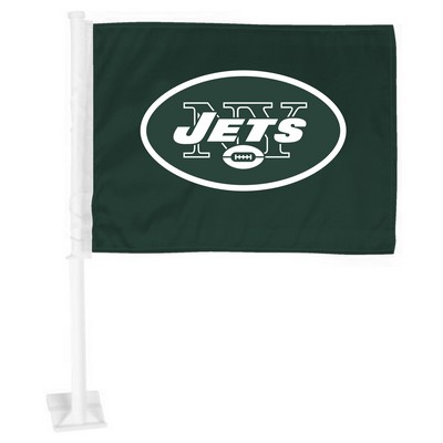 Fan Mats  LLC New York Jets Car Flag Large 1pc 11