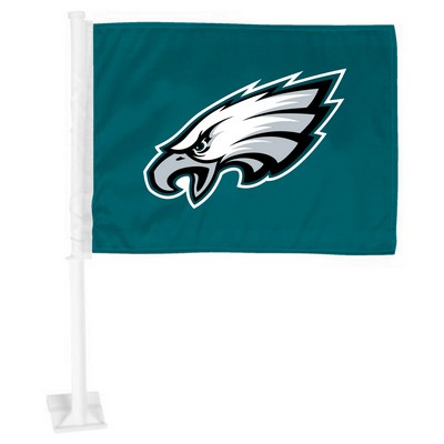 Fan Mats  LLC Philadelphia Eagles Car Flag Green
