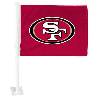 Fan Mats  LLC San Francisco 49ers Car Flag Maroon