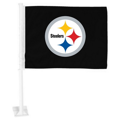 Fan Mats  LLC Pittsburgh Steelers Car Flag Large 1pc 11