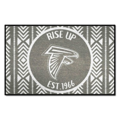 Fan Mats  LLC Atlanta Falcons Southern Style Starter Mat Accent Rug - 19in. x 30in. Gray