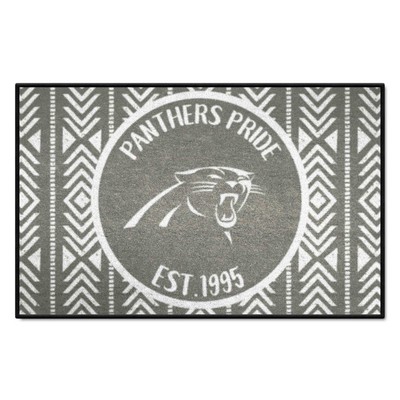 Fan Mats  LLC Carolina Panthers Southern Style Starter Mat Accent Rug - 19in. x 30in. Gray