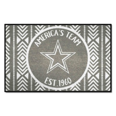 Fan Mats  LLC Dallas Cowboys Southern Style Starter Mat Accent Rug - 19in. x 30in. Gray