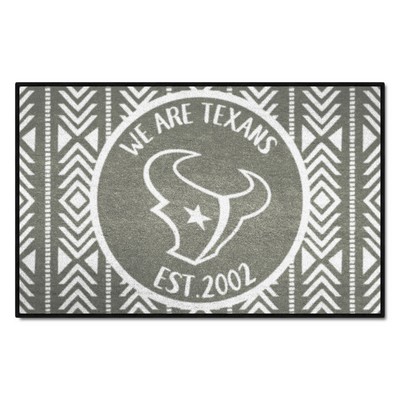 Fan Mats  LLC Houston Texans Southern Style Starter Mat Accent Rug - 19in. x 30in. Gray
