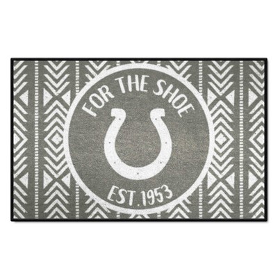 Fan Mats  LLC Indianapolis Colts Starter Mat Southern Style Gray