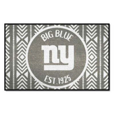 Fan Mats  LLC New York Giants Southern Style Starter Mat Accent Rug - 19in. x 30in. Gray