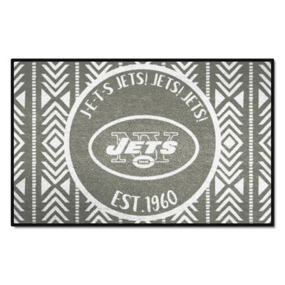Fan Mats  LLC New York Jets Southern Style Starter Mat Accent Rug - 19in. x 30in. Gray