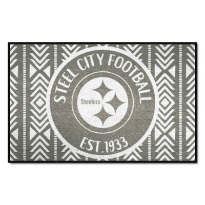 Fan Mats  LLC Pittsburgh Steelers Starter Mat Southern Style Gray