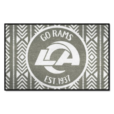 Fan Mats  LLC Los Angeles Rams Southern Style Starter Mat Accent Rug - 19in. x 30in. Gray