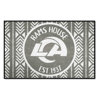 Fan Mats  LLC Los Angeles Rams Southern Style Starter Mat Accent Rug - 19in. x 30in. Gray