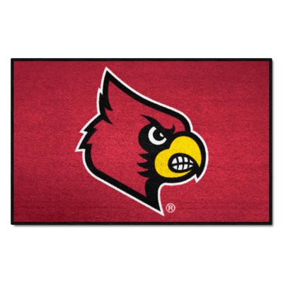 Fan Mats  LLC Louisville Cardinals Starter Mat Red
