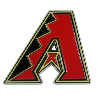 Fan Mats  LLC Arizona Diamondbacks 3D Color Metal Emblem Red