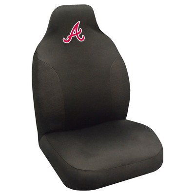 Fan Mats  LLC Atlanta Braves Seat Cover Black