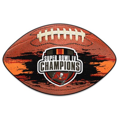 Fan Mats  LLC Tampa Bay Buccaneers Football Mat Brown