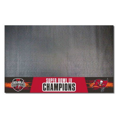 Fan Mats  LLC Tampa Bay Buccaneers Grill Mat Black