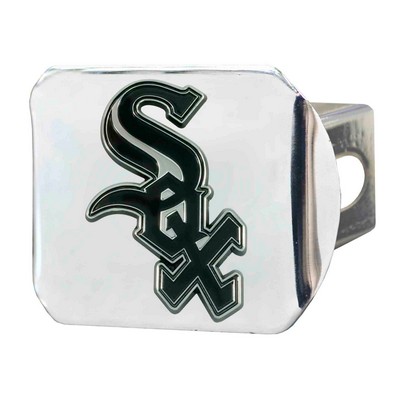 Fan Mats  LLC Chicago White Sox Hitch Cover Chrome Chrome