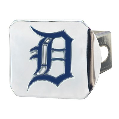 Fan Mats  LLC Detroit Tigers Hitch Cover - 3D Color Emblem Chrome
