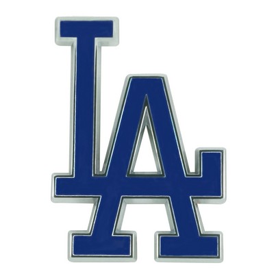 Fan Mats  LLC Los Angeles Dodgers 3D Color Metal Emblem Blue