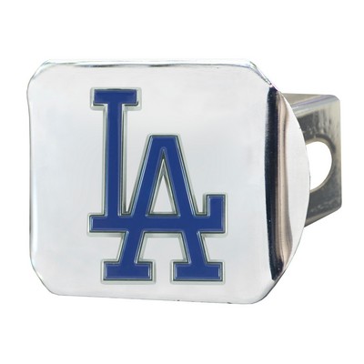 Fan Mats  LLC Los Angeles Dodgers Hitch Cover - 3D Color Emblem Chrome