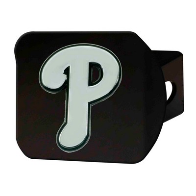 Fan Mats  LLC Philadelphia Phillies Hitch Cover Black Black