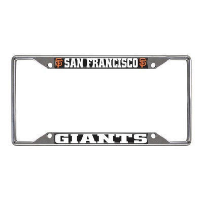 Fan Mats  LLC San Francisco Giants License Plate Frame Black