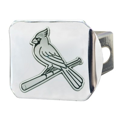 Fan Mats  LLC St. Louis Cardinals Hitch Cover Chrome Chrome