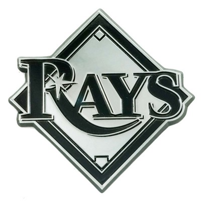 Fan Mats  LLC Tampa Bay Rays Chrome Emblem Chrome