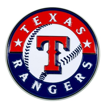 Fan Mats  LLC Texas Rangers Color Emblem Red