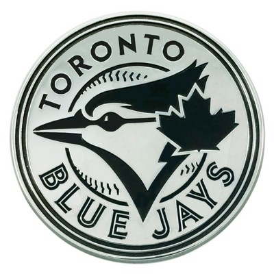 Fan Mats  LLC Toronto Blue Jays 3D Chrome Metal Emblem Chrome