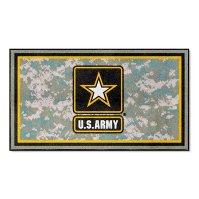 Fan Mats  LLC U.S. Army 3ft. x 5ft. Plush Area Rug Camo