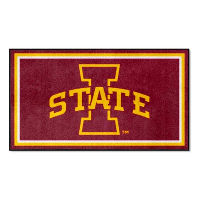 Fan Mats  LLC Iowa State Cyclones 3x5 Rug Red