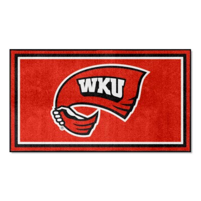 Fan Mats  LLC Western Kentucky Hilltoppers 3x5 Rug Red